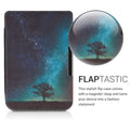kwmobile Cover for Pocketbook Touch Lux 4/5/Touch HD 3/Color (2020)/ Vivlio Lux 5 Case - eReader Flip Case with Auto Sleep Function - Color Burst