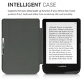 kwmobile Cover for Pocketbook Touch Lux 4/5/Touch HD 3/Color (2020)/ Vivlio Lux 5 Case - eReader Flip Case with Auto Sleep Function - Color Burst