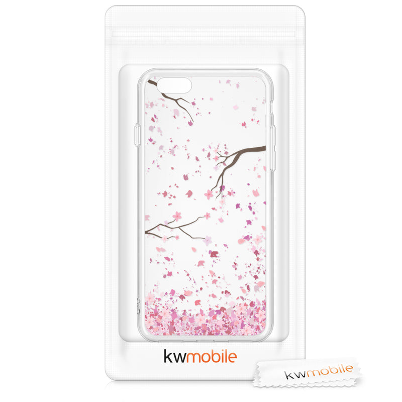 kwmobile Case Compatible with Apple iPhone SE (2022) / iPhone SE (2020) / iPhone 8 / iPhone 7 - Silicone Transparent Cover