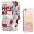 kwmobile Case Compatible with Apple iPhone SE (2022) / iPhone SE (2020) / iPhone 8 / iPhone 7 - Silicone Transparent Cover