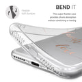 kwmobile Case Compatible with Apple iPhone SE (2022) / iPhone SE (2020) / iPhone 8 / iPhone 7 - Silicone Transparent Cover