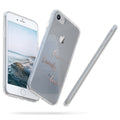 kwmobile Case Compatible with Apple iPhone SE (2022) / iPhone SE (2020) / iPhone 8 / iPhone 7 - Silicone Transparent Cover