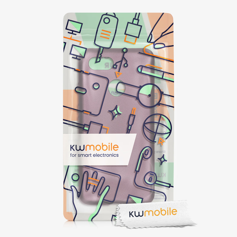 kwmobile Phone Case for Google Pixel 3 Case - Silicone Case - Protective Cover