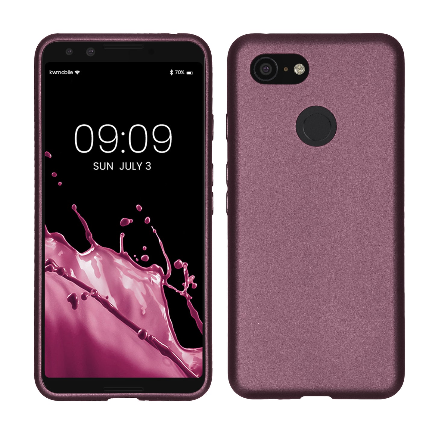 kwmobile Phone Case for Google Pixel 3 Case - Silicone Case - Protective Cover
