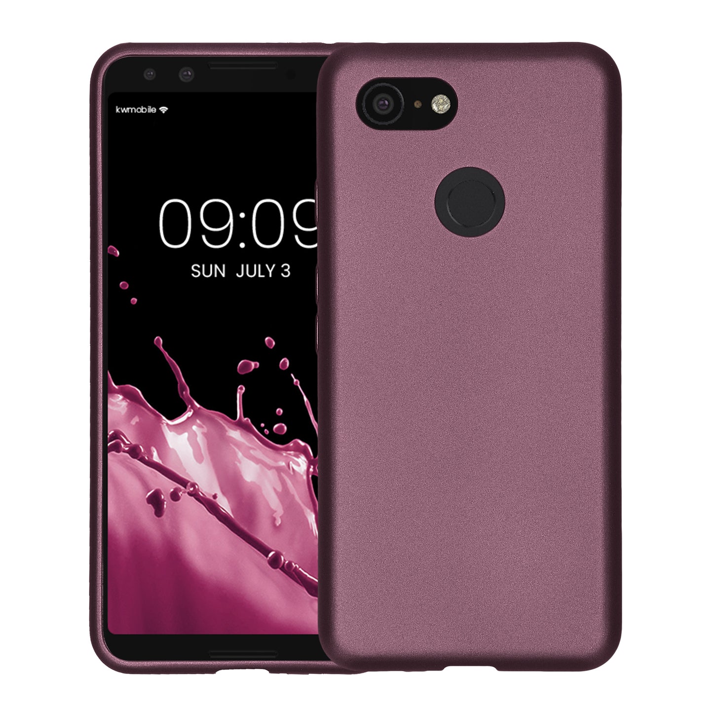 kwmobile Phone Case for Google Pixel 3 Case - Silicone Case - Protective Cover