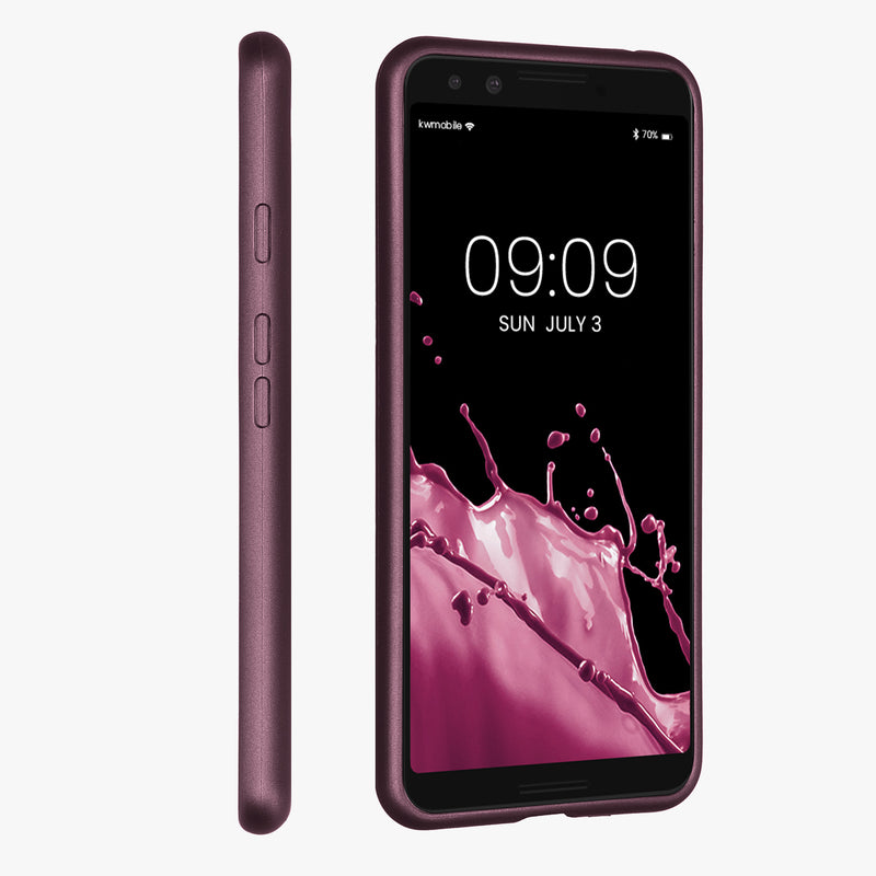 kwmobile Phone Case for Google Pixel 3 Case - Silicone Case - Protective Cover
