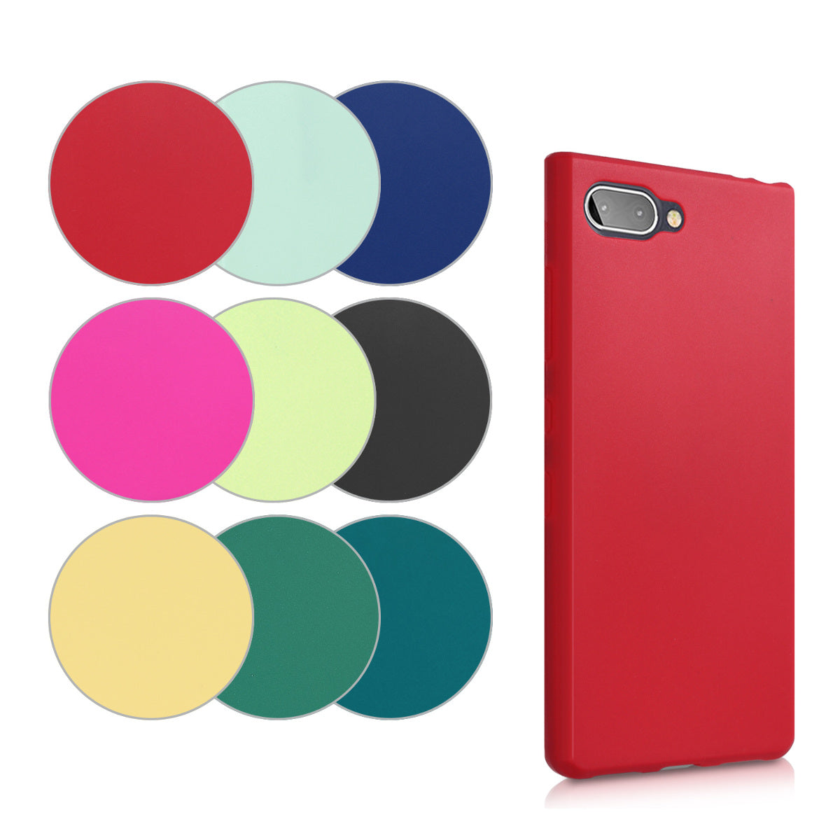 kwmobile Phone Case for Blackberry KEYtwo LE (Key2 LE) Case - Wireless Charging - Protective Cover