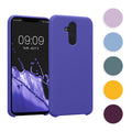 kwmobile Hülle kompatibel mit Huawei Mate 20 Lite Hülle - Silikon Handy Case - Handyhülle weiche Oberfläche - kabelloses Laden - Hellblau matt Hellblau matt  