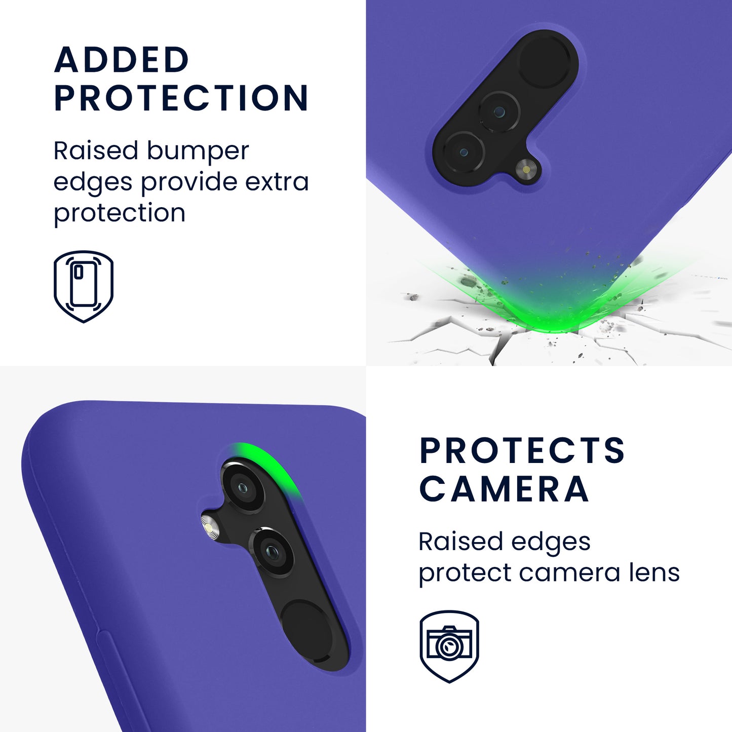 kwmobile Phone Case for Huawei Mate 20 Lite Cover - Silicone Case - Wireless Charging - Protective Cover