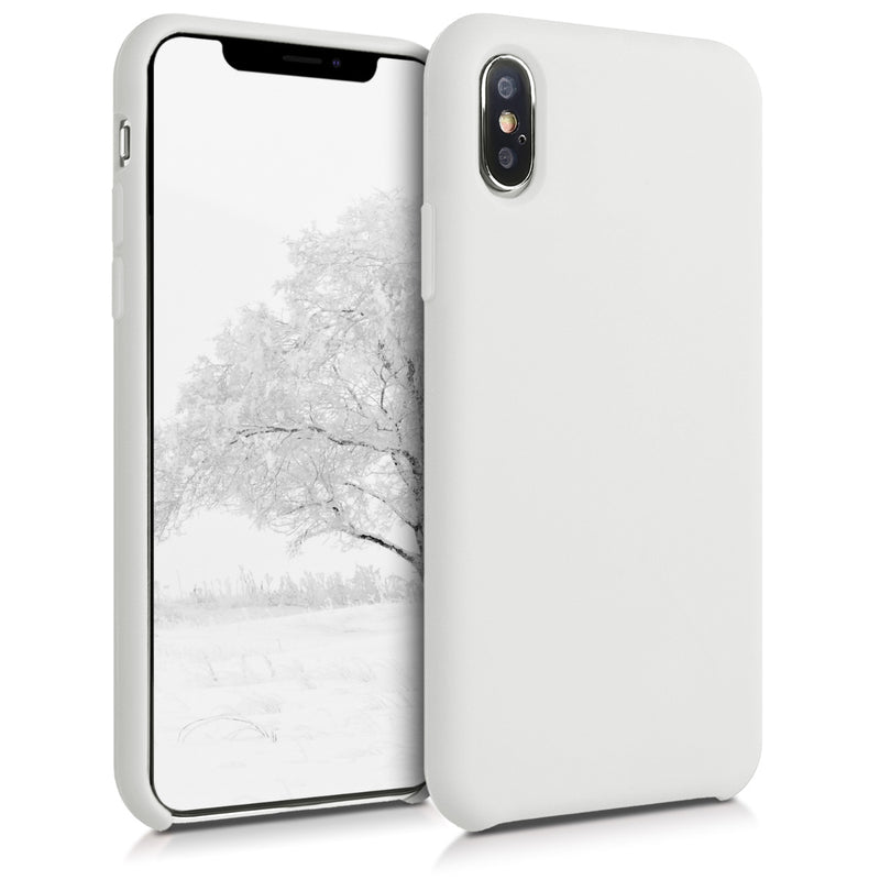 kwmobile Phone Case for Apple iPhone XS - Silicone Case - Wireless Charging - Protective Cover