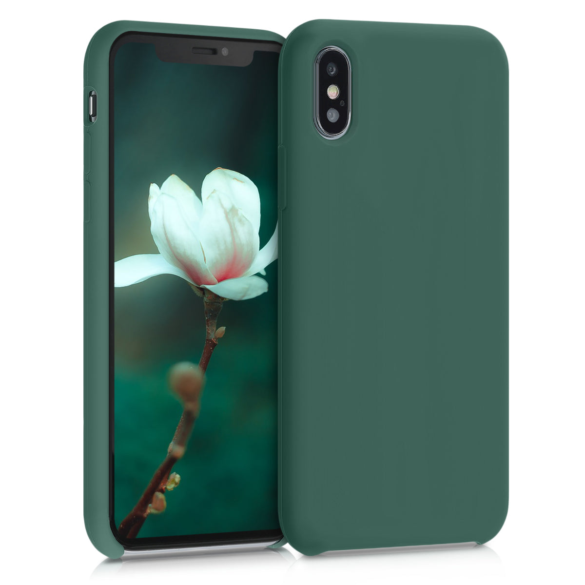 kwmobile Phone Case for Apple iPhone XS - Silicone Case - Wireless Charging - Protective Cover