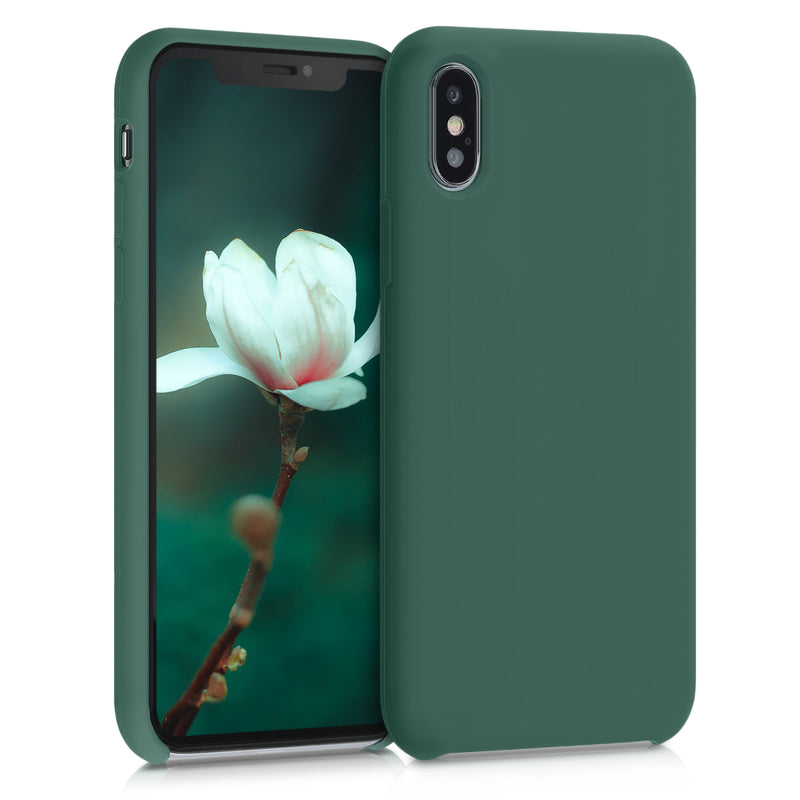 kwmobile Phone Case for Apple iPhone XS - Silicone Case - Wireless Charging - Protective Cover