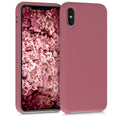 kwmobile Phone Case for Apple iPhone XS - Silicone Case - Wireless Charging - Protective Cover