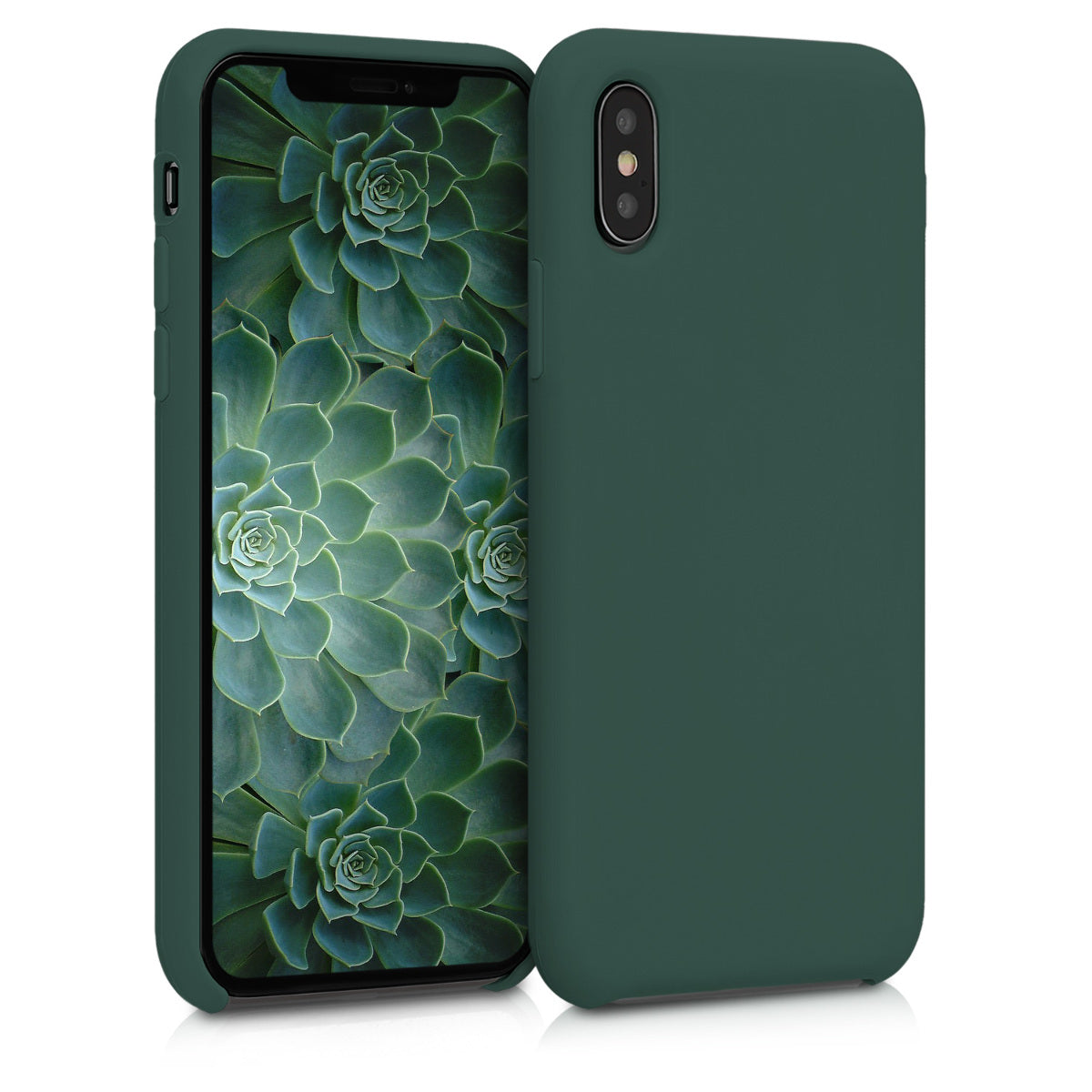 kwmobile Phone Case for Apple iPhone XS - Silicone Case - Wireless Charging - Protective Cover