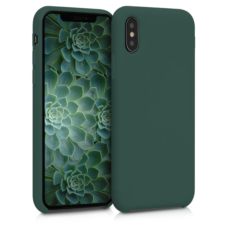 kwmobile Phone Case for Apple iPhone XS - Silicone Case - Wireless Charging - Protective Cover