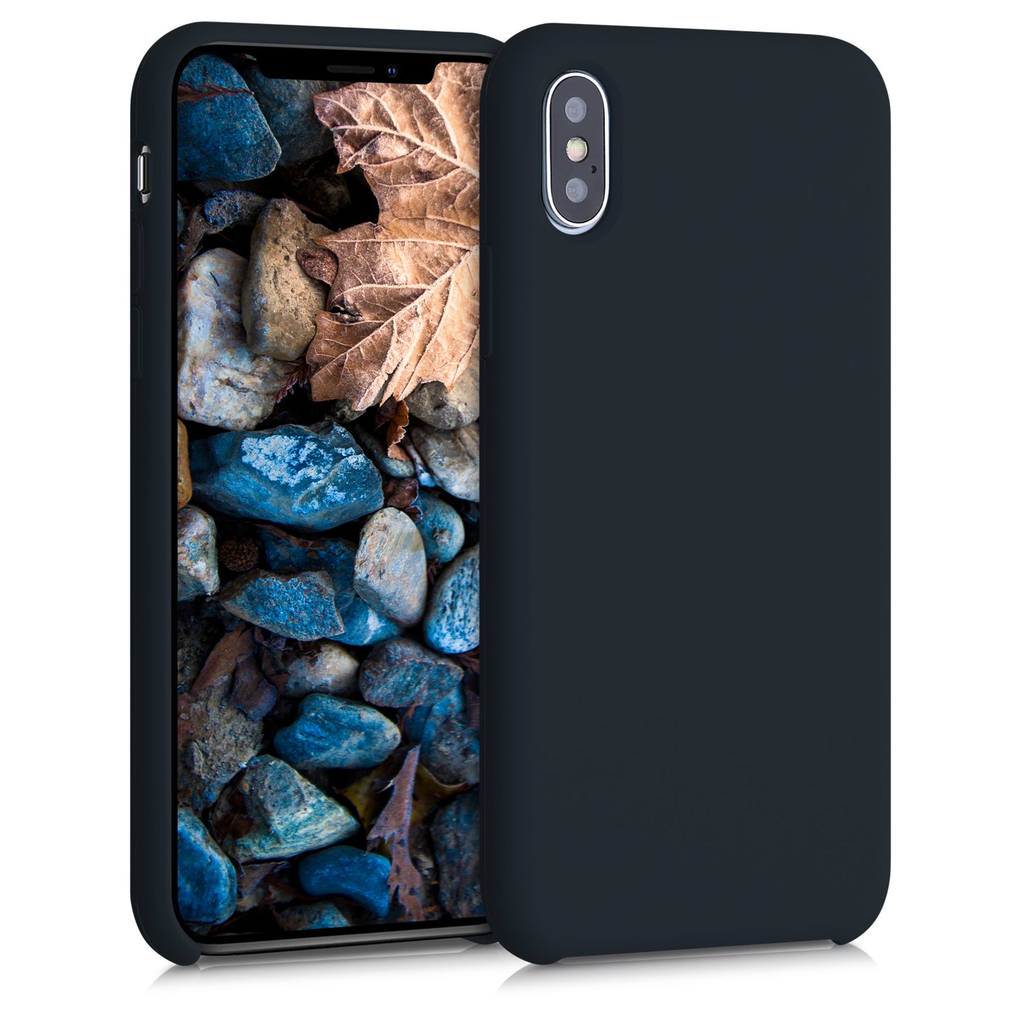 kwmobile Phone Case for Apple iPhone XS - Silicone Case - Wireless Charging - Protective Cover