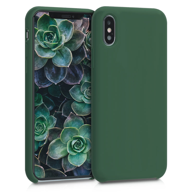 kwmobile Phone Case for Apple iPhone XS - Silicone Case - Wireless Charging - Protective Cover