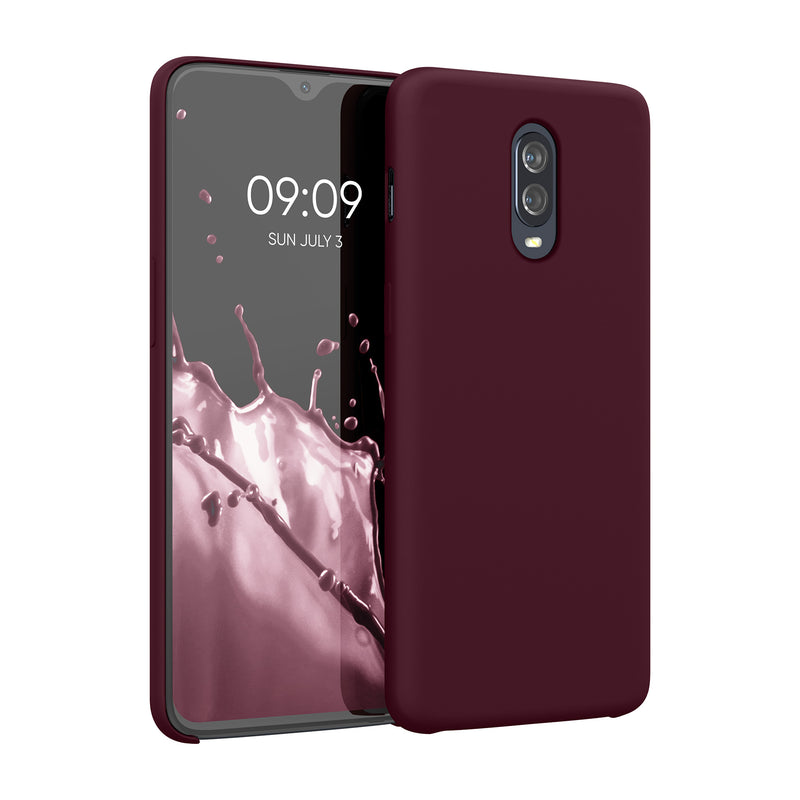 kwmobile Phone Case for OnePlus 6T - Silicone Cover - Wireless Charging - Protective Case