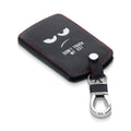 kwmobile Car Key Cover Compatible with Renault 4-Button Car Key Card (Keyless Go Only) Faux Leather Protective Case Key Fob Cover Don't touch my Key