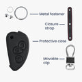 Faux Leather Case compatible with Alfa Romeo Car Key