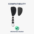 Faux Leather Case compatible with Alfa Romeo Car Key