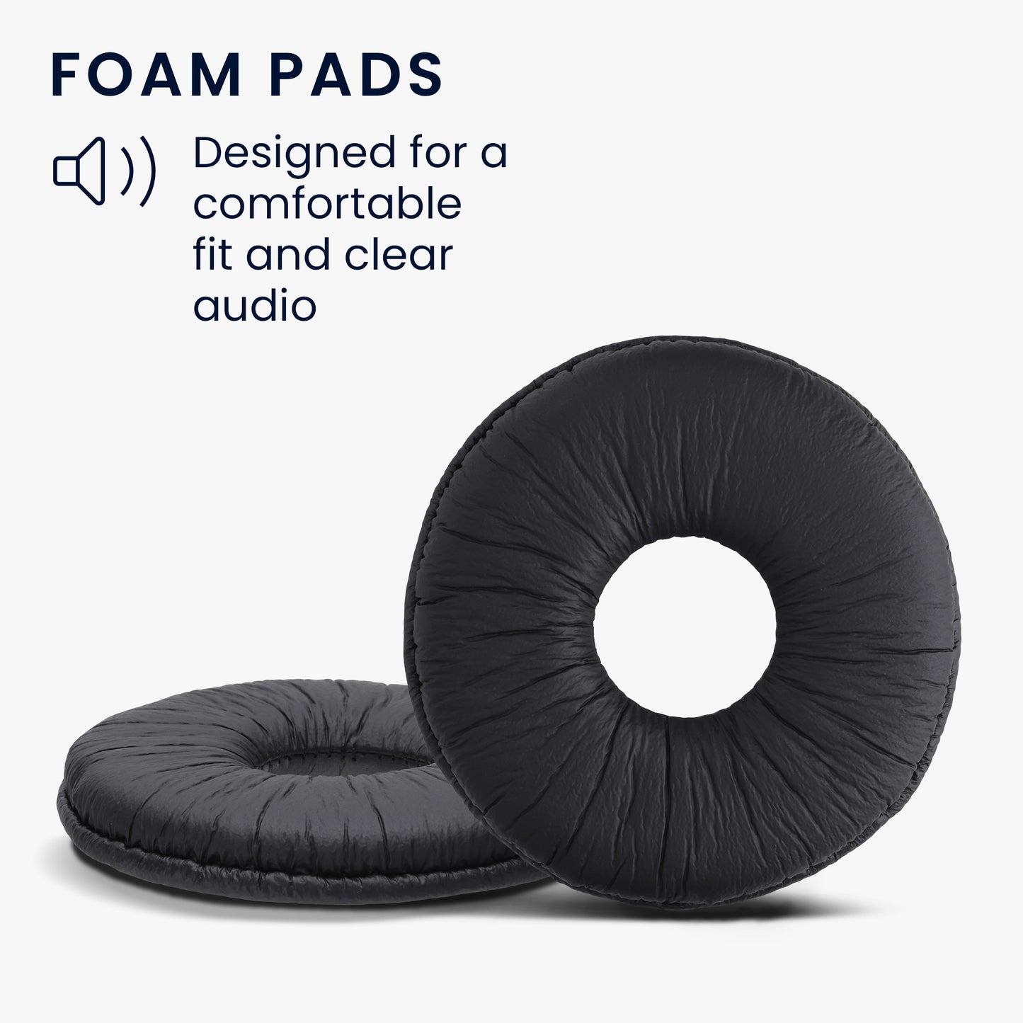 kwmobile Ear Pads for Technics RP DJ1200 / DJ1210 Earpads Replacement Headphone Spare Parts Over Ear Headphones