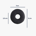 kwmobile Ear Pads for Technics RP DJ1200 / DJ1210 Earpads Replacement Headphone Spare Parts Over Ear Headphones