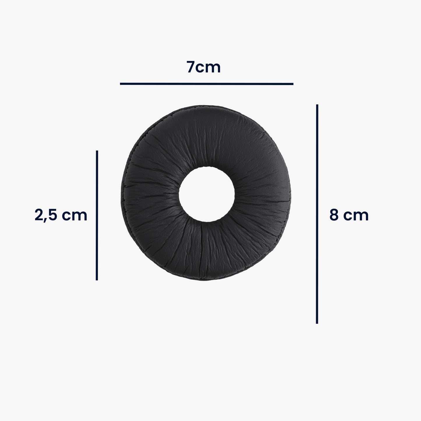 kwmobile Ear Pads for Technics RP DJ1200 / DJ1210 Earpads Replacement Headphone Spare Parts Over Ear Headphones