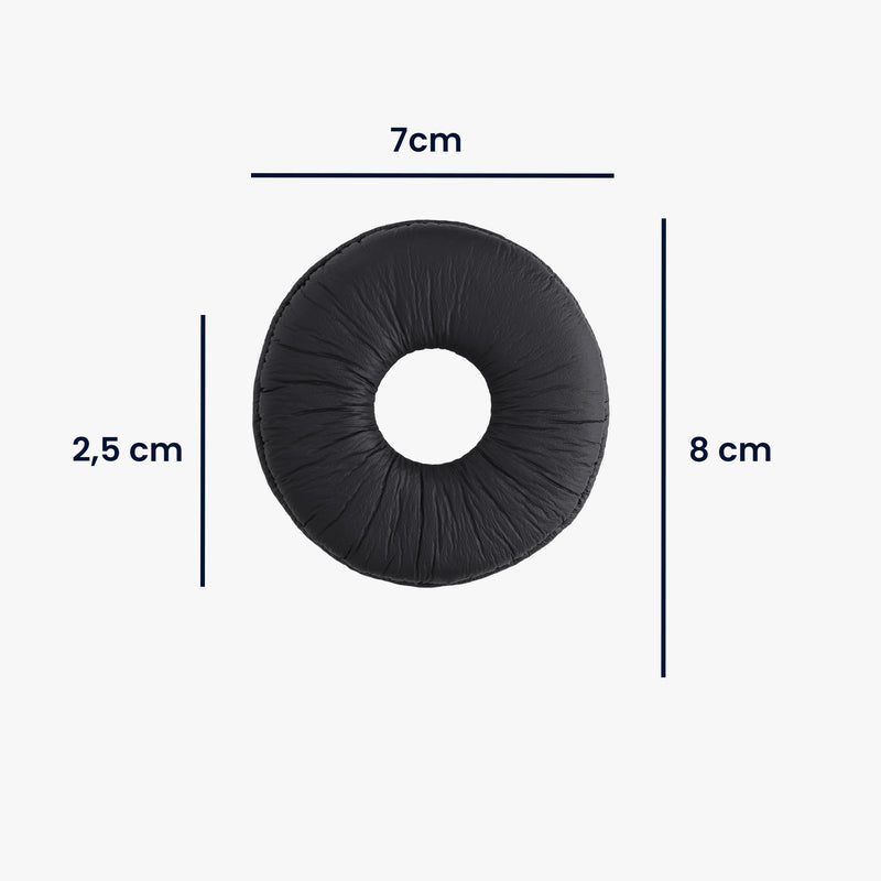 kwmobile Ear Pads for Technics RP DJ1200 / DJ1210 Earpads Replacement Headphone Spare Parts Over Ear Headphones