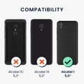 kwmobile Phone Case for Alcatel 1 (5.0") - Wireless Charging - Protective Cover