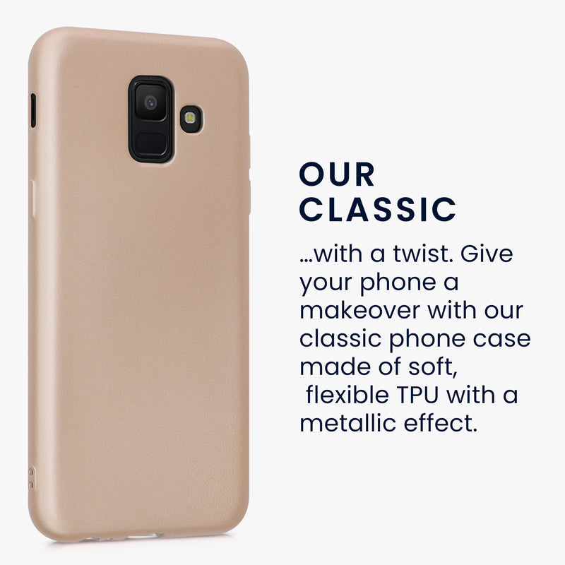 kwmobile Phone Case for Samsung Galaxy A6 (2018) Case - Silicone Case - Protective Cover
