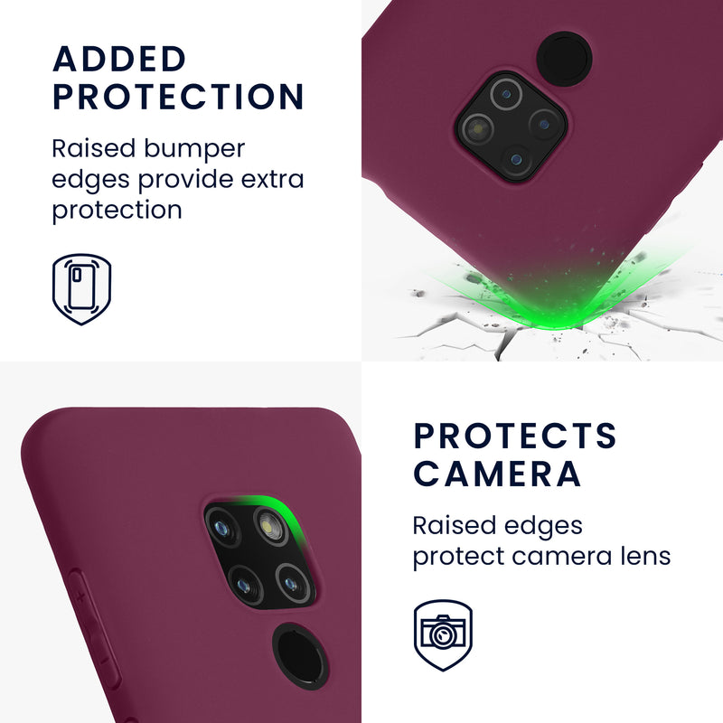 kwmobile Phone Case for Huawei Mate 20 Protective Cover Wireless Charging
