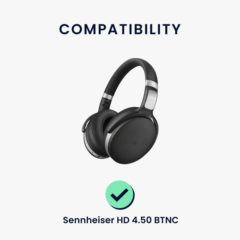 kwmobile Ear Pads for Sennheiser HD 4.50 BTNC Earpads Replacement Earpads Headphone Spare Parts Headphone Replacement Pads Over Ear Headphones