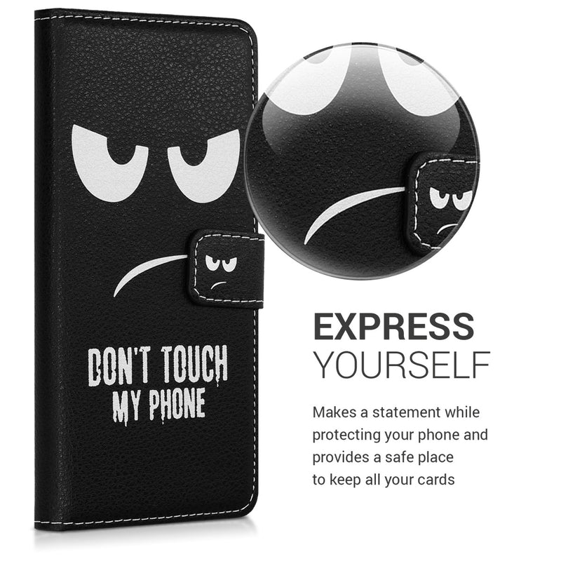 kwmobile Wallet Case Compatible with Samsung Galaxy A7 (2018) - Cover with Stand and Card Slots