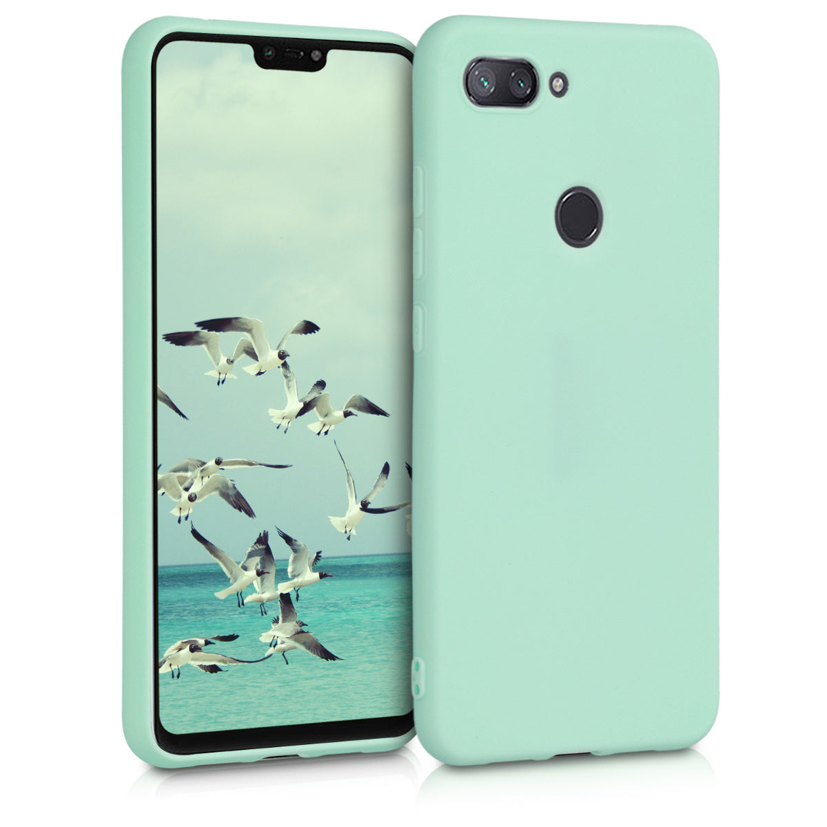 kwmobile Phone Case for Xiaomi Mi 8 Lite - Wireless Charging - Protective Cover
