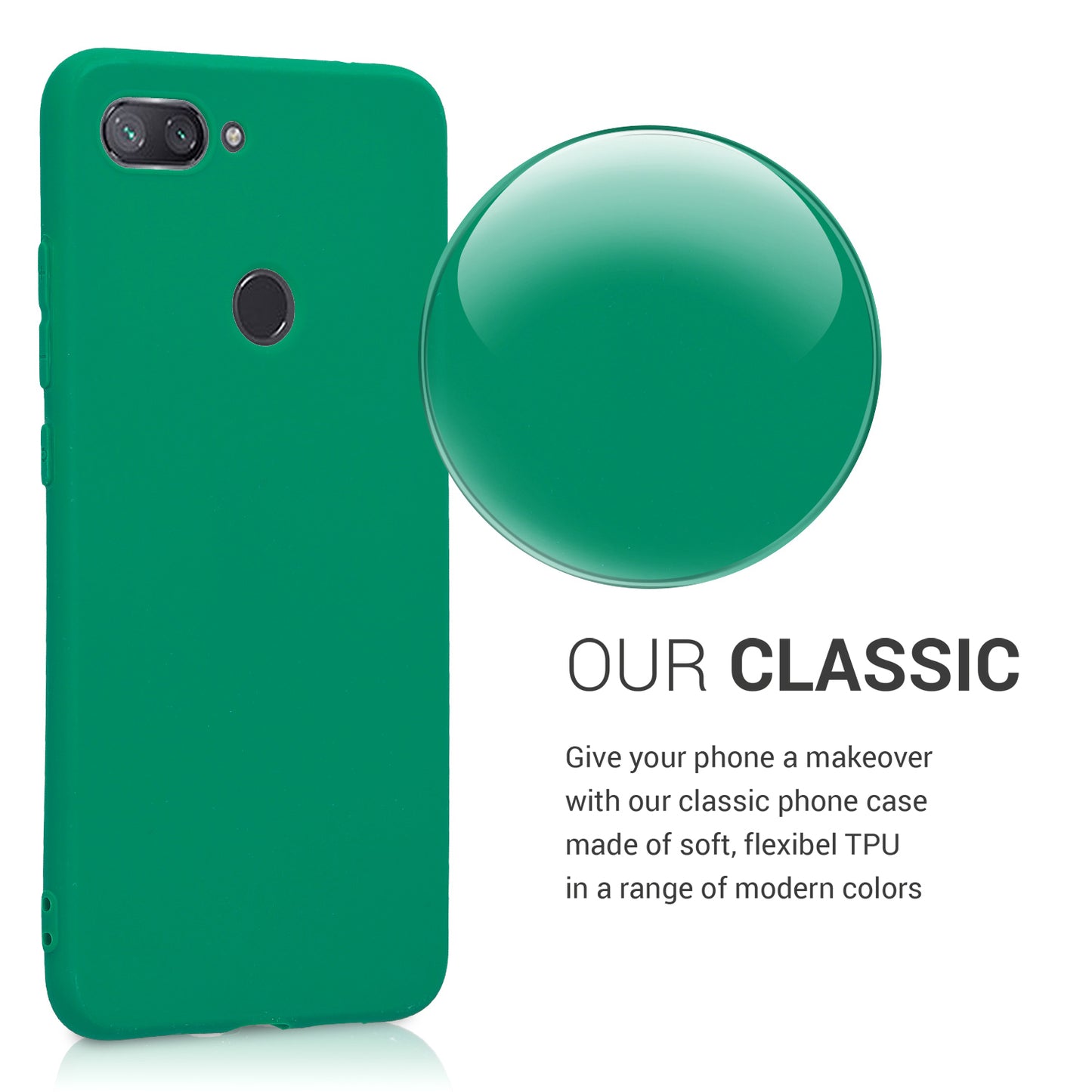 kwmobile Phone Case for Xiaomi Mi 8 Lite - Wireless Charging - Protective Cover
