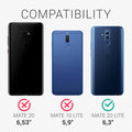 kwmobile Case Compatible with Huawei Mate 20 Lite - Shockproof Phone Cover - TPU Phone Case