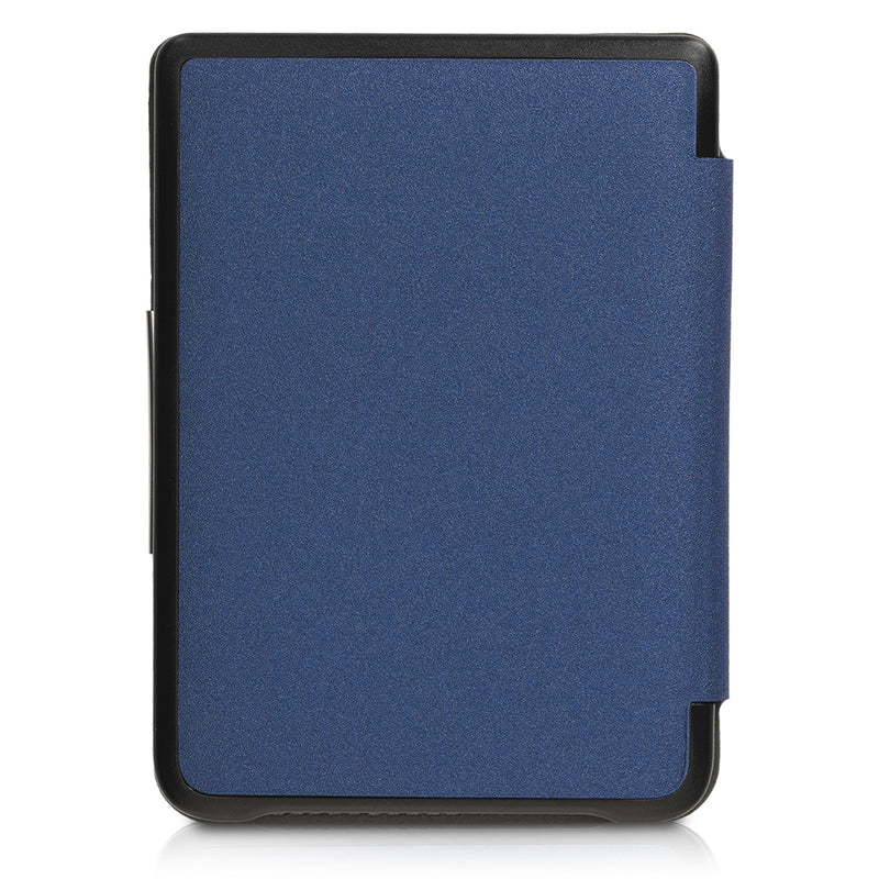kwmobile Protective Case for Tolino Shine 3 - eReader Flip Case with Auto Sleep Function - Owl Sleep with Brown Mint Green