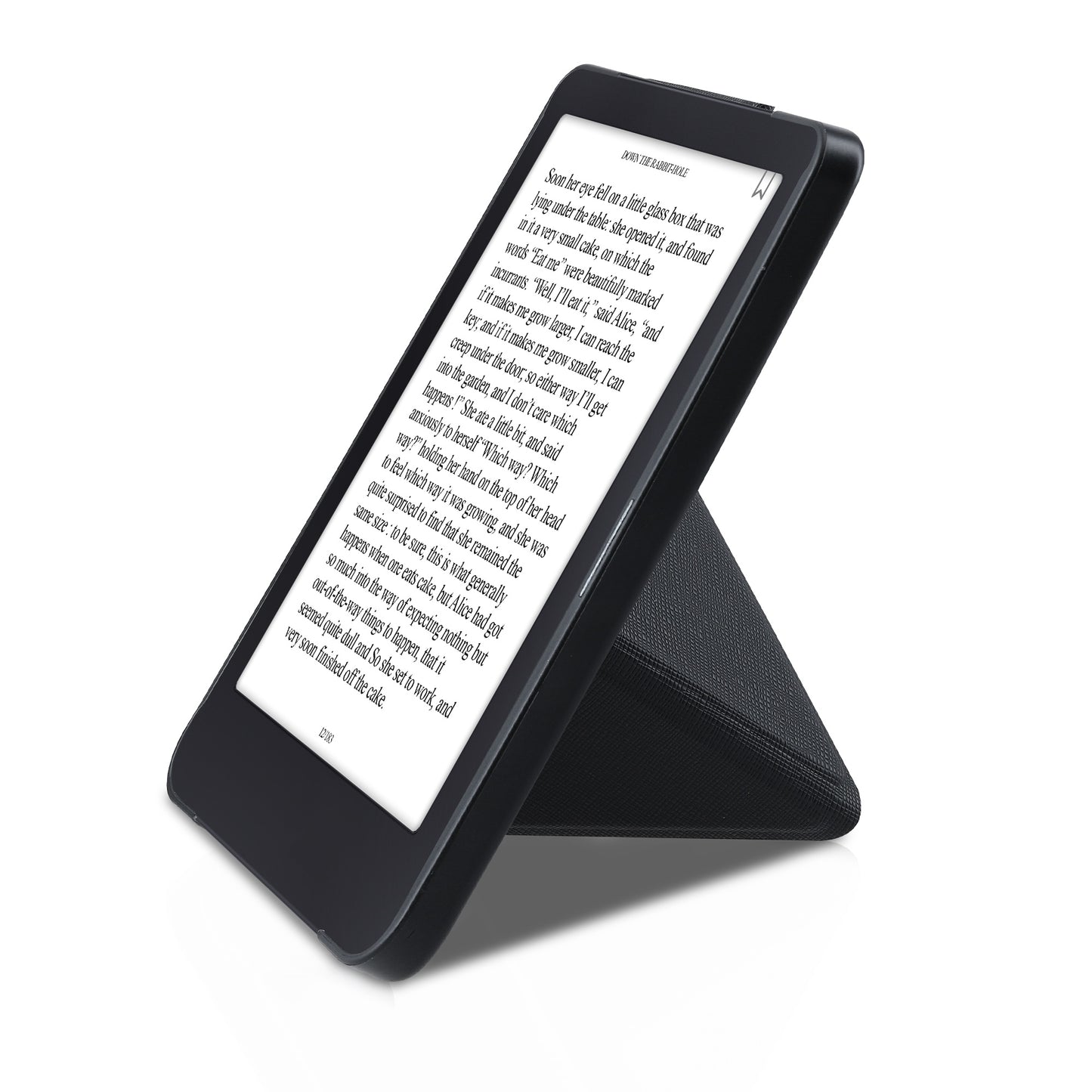 kwmobile Protective Case for Tolino Shine 3 Case - Faux Leather Case - eReader Flip Cover with Auto Sleep Function - Cover with Stand