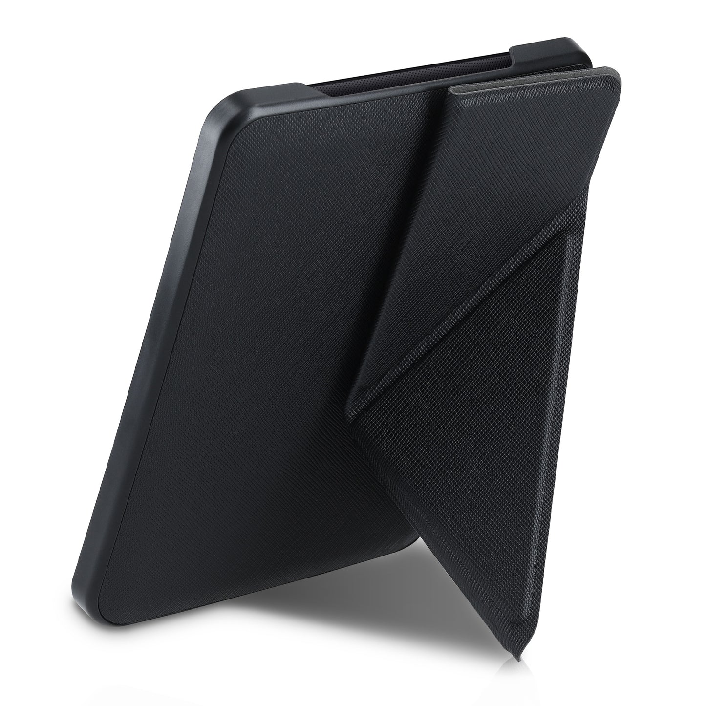 kwmobile Protective Case for Tolino Shine 3 Case - Faux Leather Case - eReader Flip Cover with Auto Sleep Function - Cover with Stand