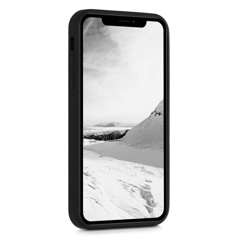 Wooden Hard Case with TPU Bumper for Apple iPhone XR Compass Vintage