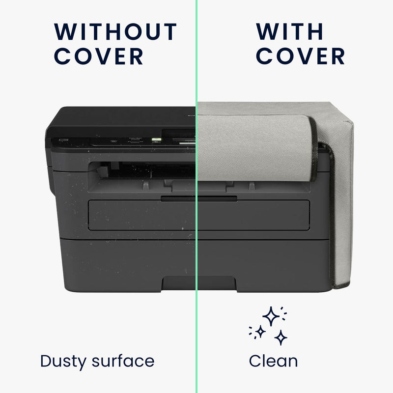 kwmobile Cover compatible with Brother DCP-L2530DW / L2550DN / MFC-L2710DN / L2750DW - Printer Dust Cover Protective Hood Protective Case