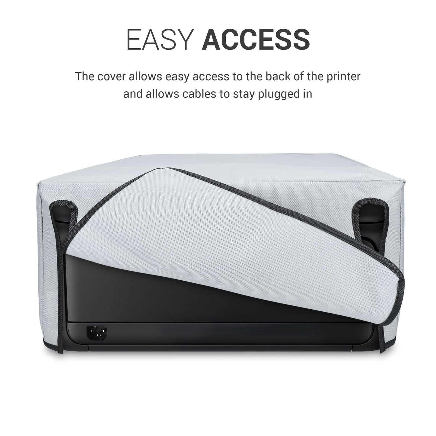 kwmobile Cover compatible with Canon Pixma TS6250 / 6150 / 8150 / 9150 - Bag Case Printer - Dust Cover Protective Hood Protective Sleeve