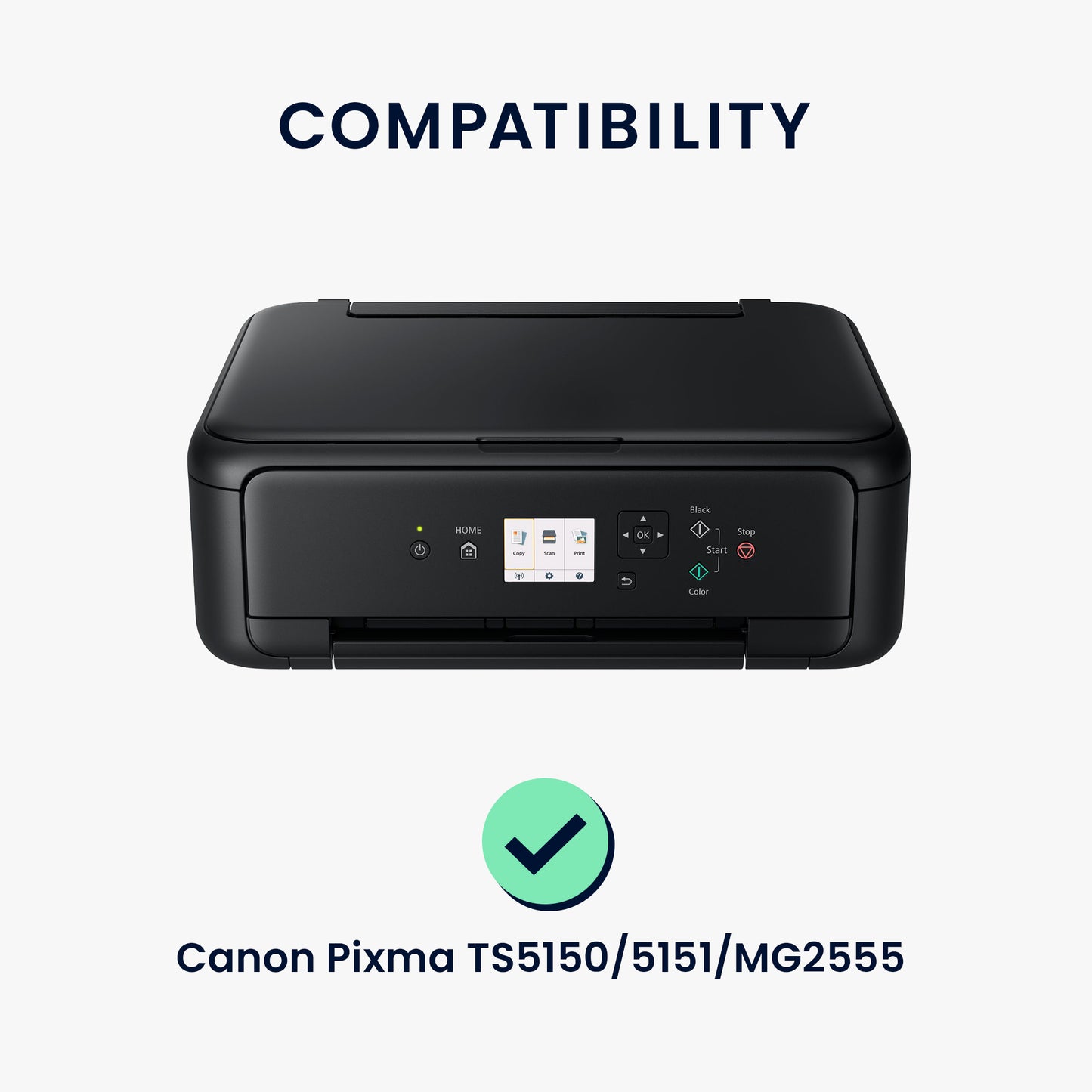 kwmobile Cover compatible with Canon Pixma TS5150 / 5151 / MG 2555 / Pixma MG2551S - Printer Bag Case - Dust Cover Protector Hood Protective Cover