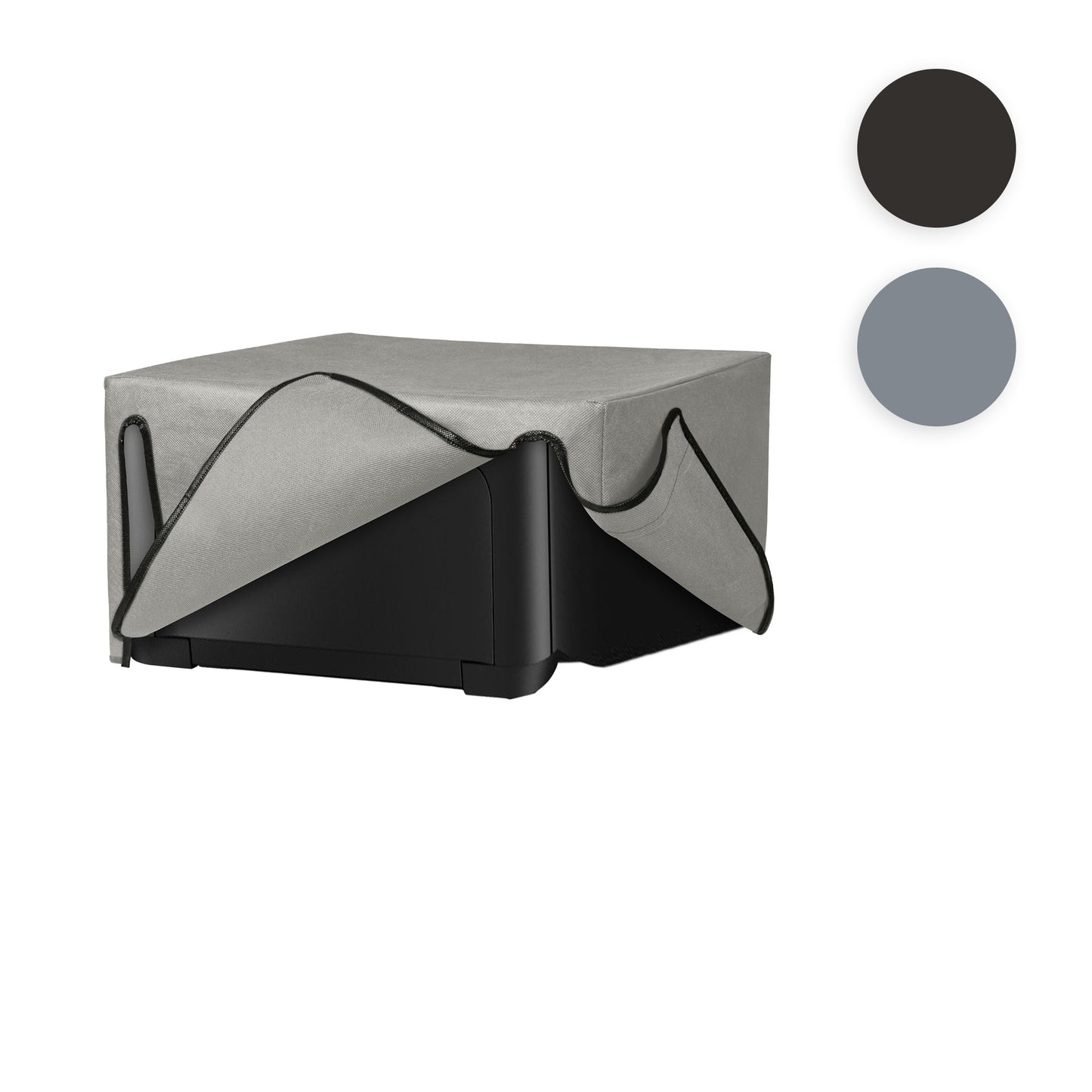 kwmobile Cover kompatibel mit Canon Pixma TS3151 / 3150 / Pixma TS3750i - Tasche Hülle Drucker - Staubschutzhülle Schutzhaube Schutzhülle - Hellgrau Hellgrau  