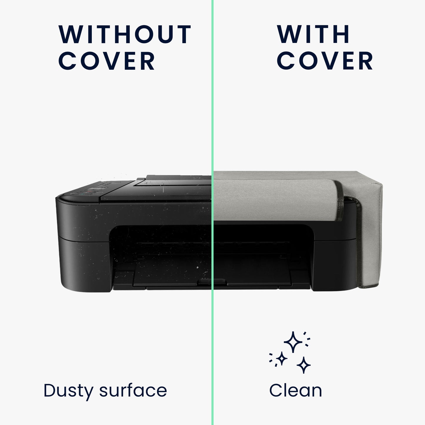 kwmobile Cover compatible with Canon Pixma TS3151 / 3150 / Pixma TS3750i - Bag Case Printer - Dust Cover Protective Cover
