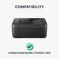 kwmobile Cover Compatible with Canon Pixma MX495 / TR4550 / 4551 / 4755i - Bag Case Printer - Dust Cover Protective Hood Protective Case