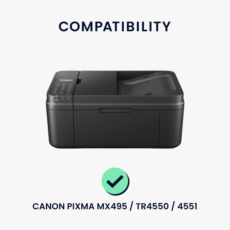 kwmobile Cover Compatible with Canon Pixma MX495 / TR4550 / 4551 / 4755i - Bag Case Printer - Dust Cover Protective Hood Protective Case