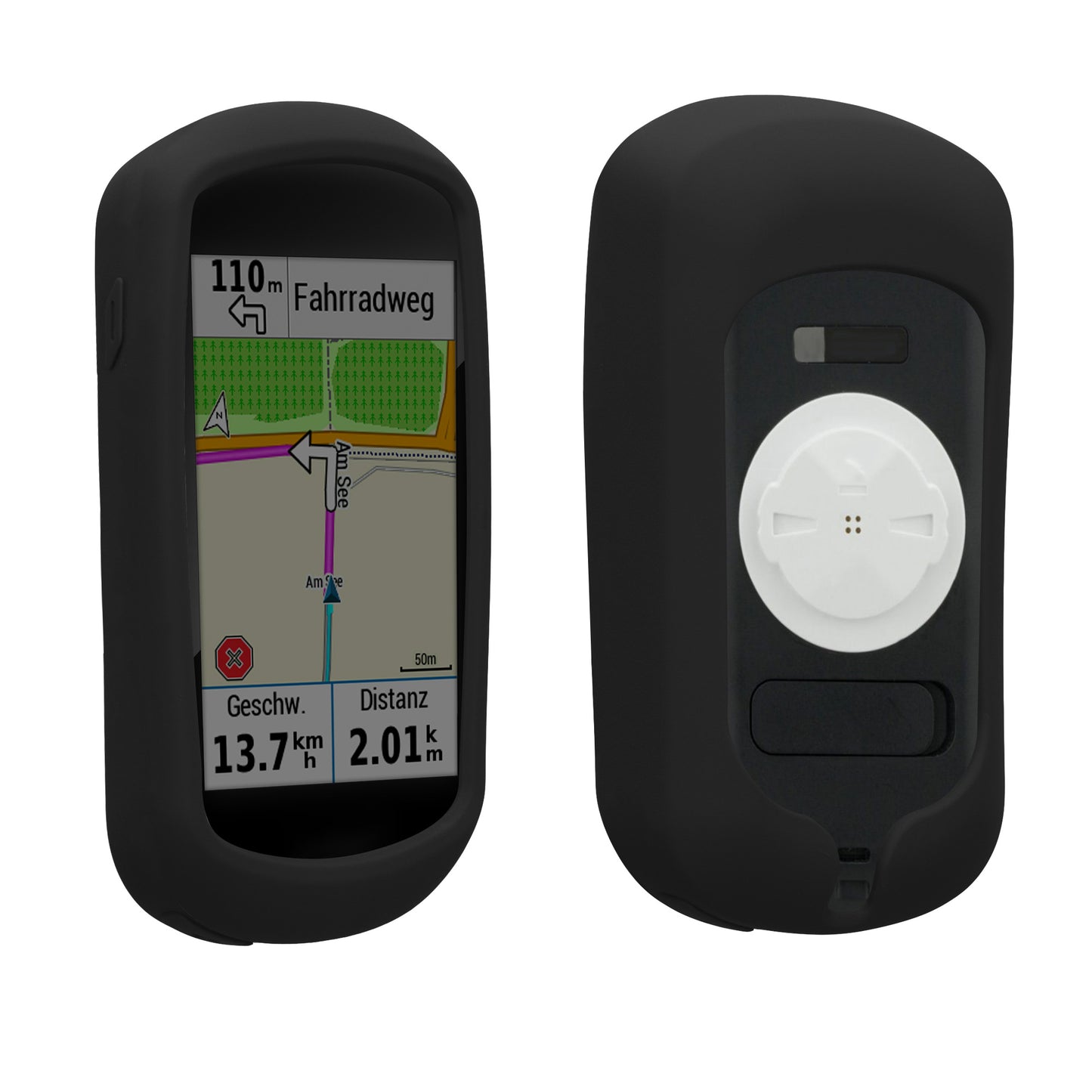 kwmobile Case Compatible with Garmin Edge Explore - Protective Silicone Cover