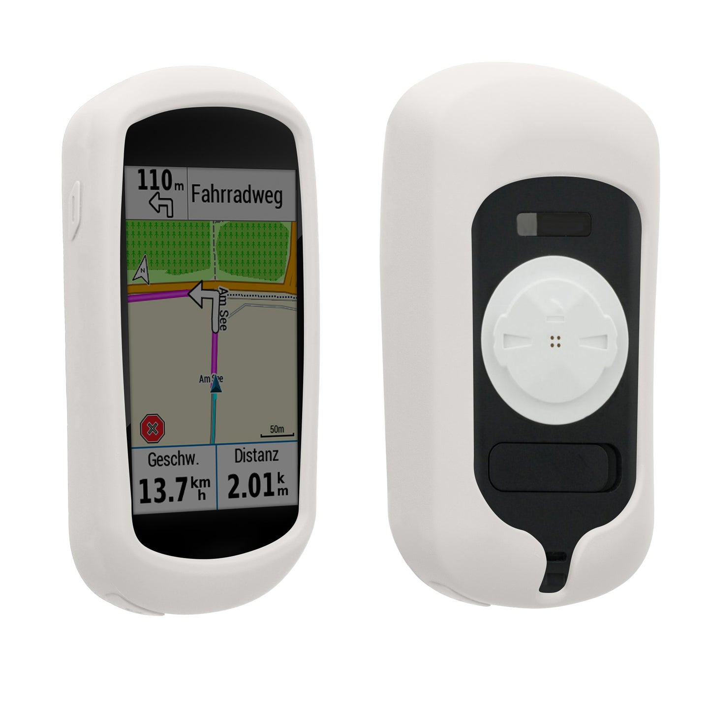 kwmobile Case Compatible with Garmin Edge Explore - Protective Silicone Cover